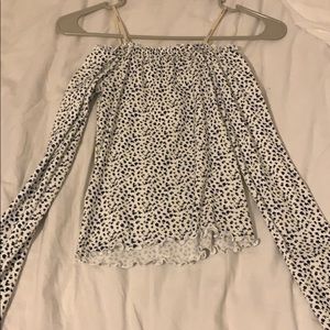 Forever 21 off the shoulder white top